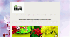 Desktop Screenshot of gartencenter-siemes.de